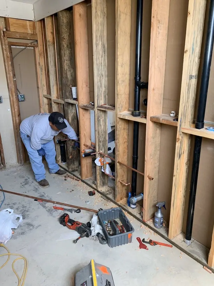 Commercial rough-in plumbing for Gas Line Repair in Scottsburg
